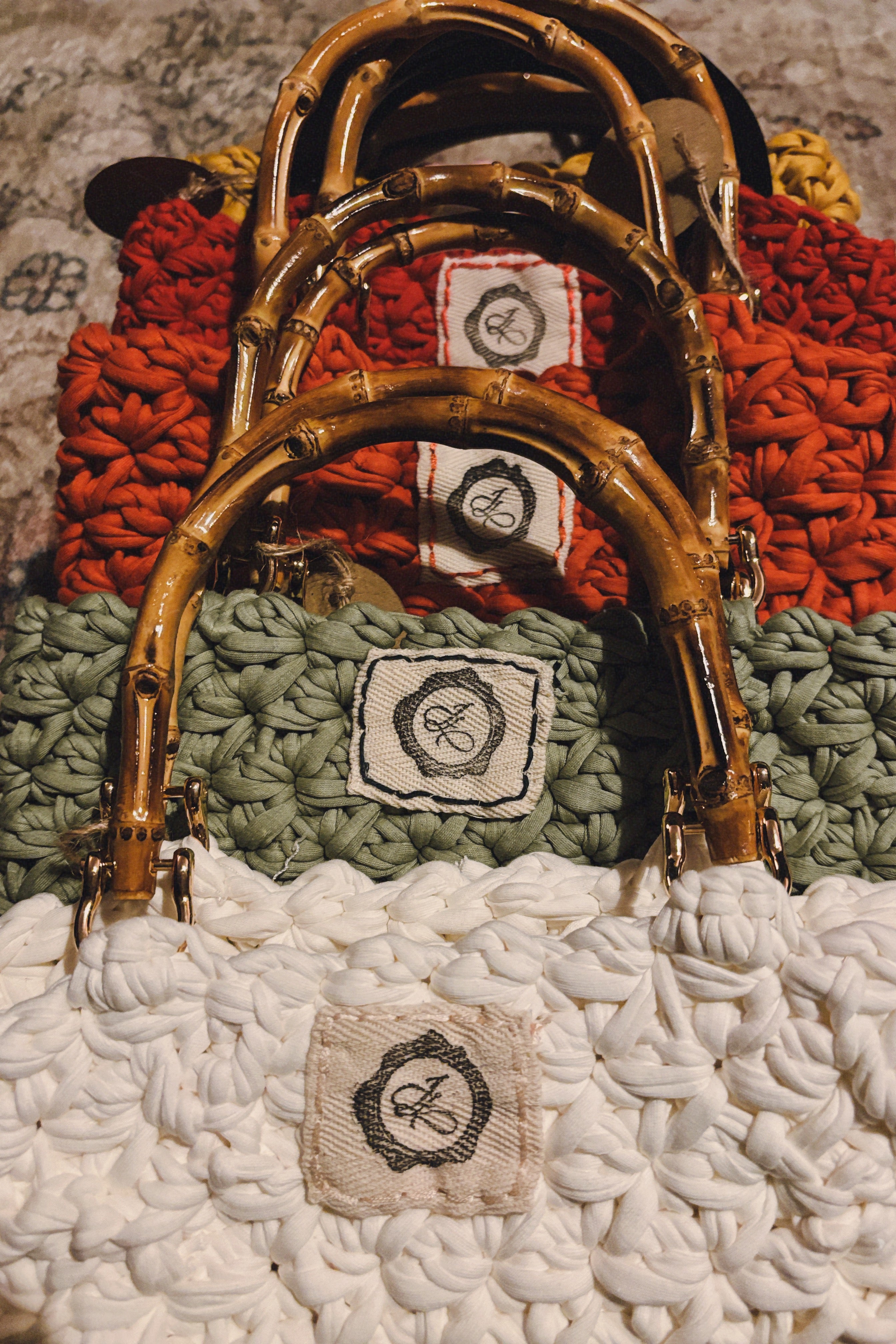 Handcrafted Signature Handbag in Burnt Orange