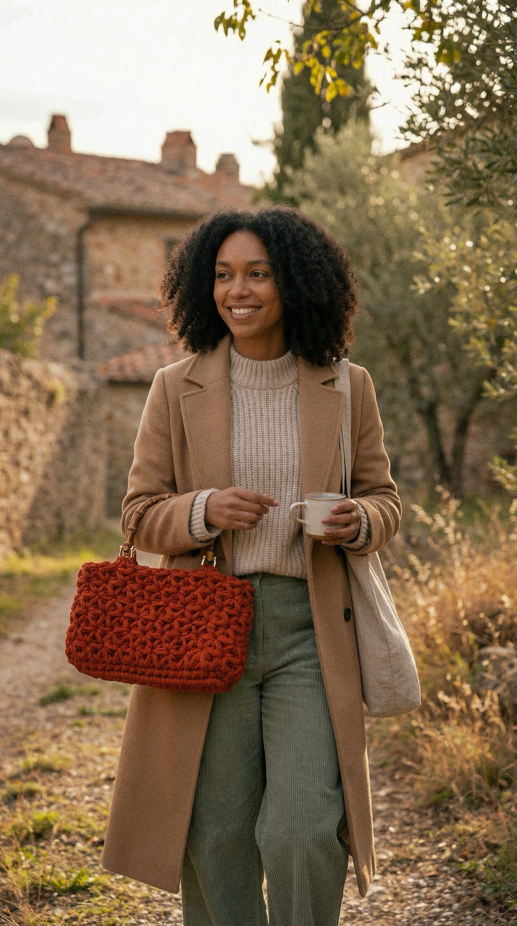 Signature Crochet Bag | Recycled Cotton T-Shirt Yarn | Ready-Made