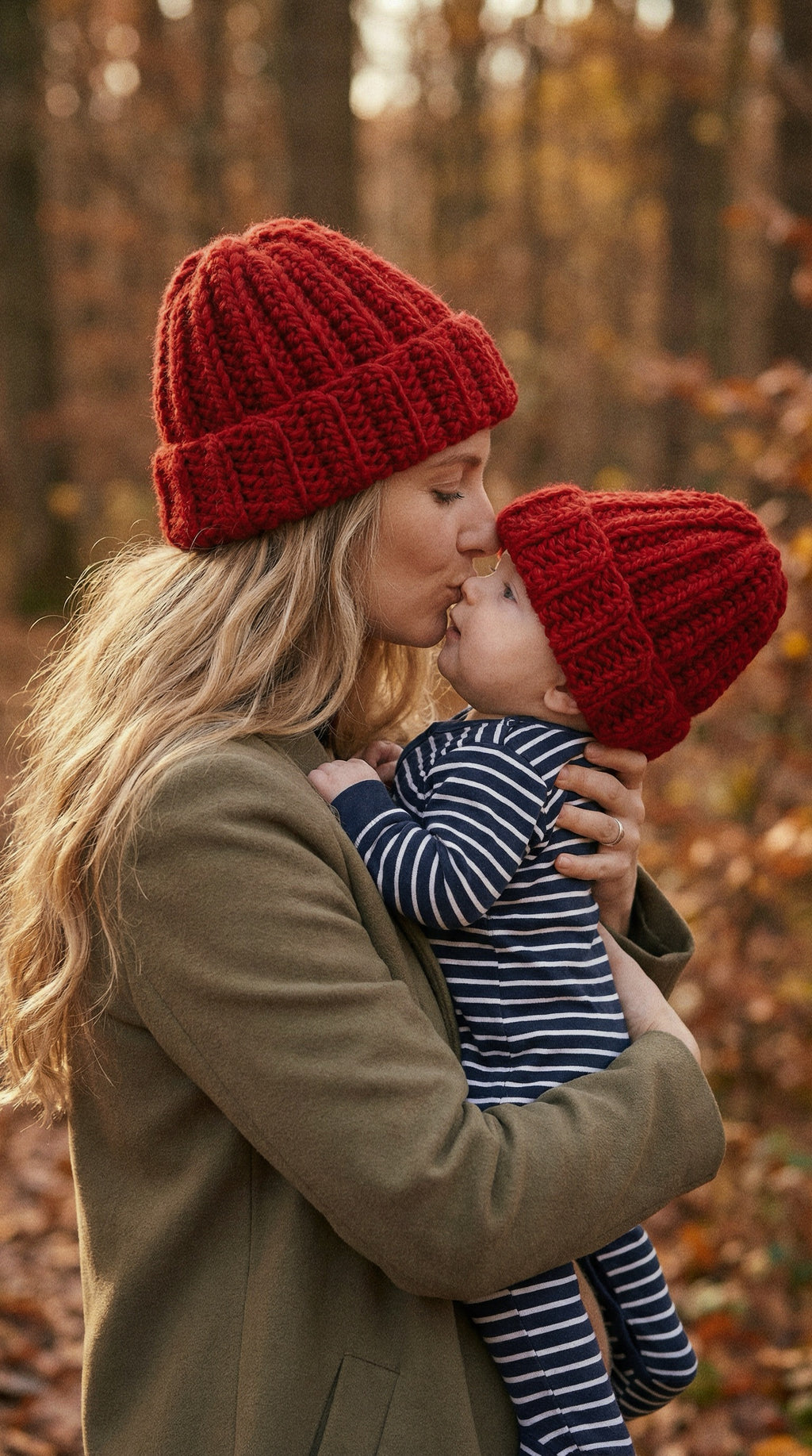 Bonnet enfant en laine | Bord-côte style pêcheur | Prêt à porter (Pure laine)