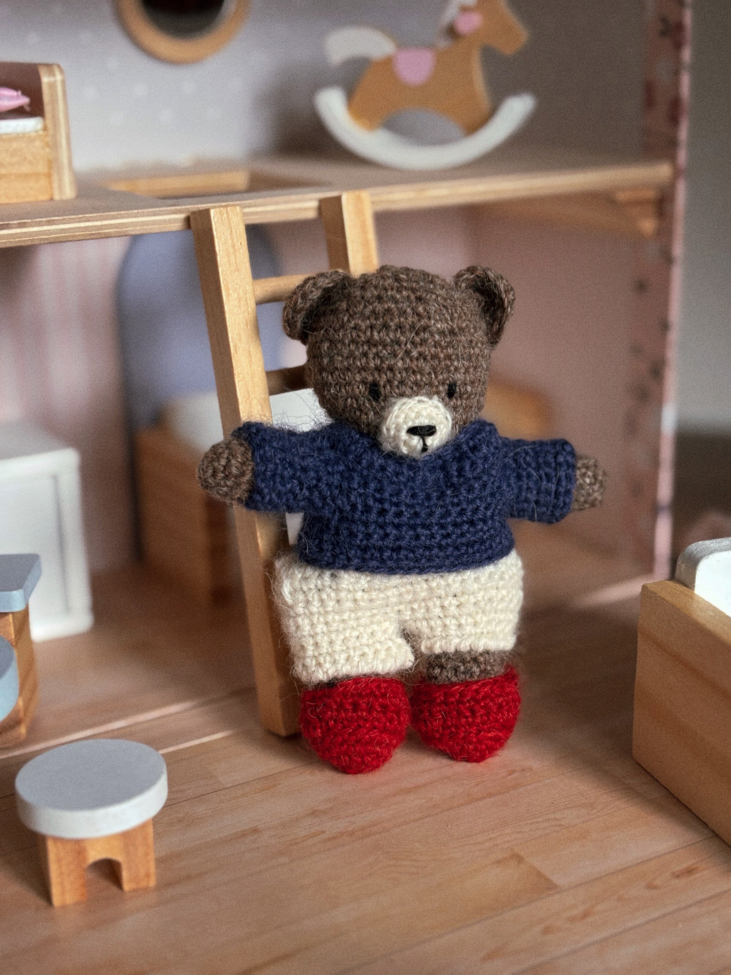 Le Mini Ours | Couleur et personnalisation sur mesure | Crocheté à la main sur commande