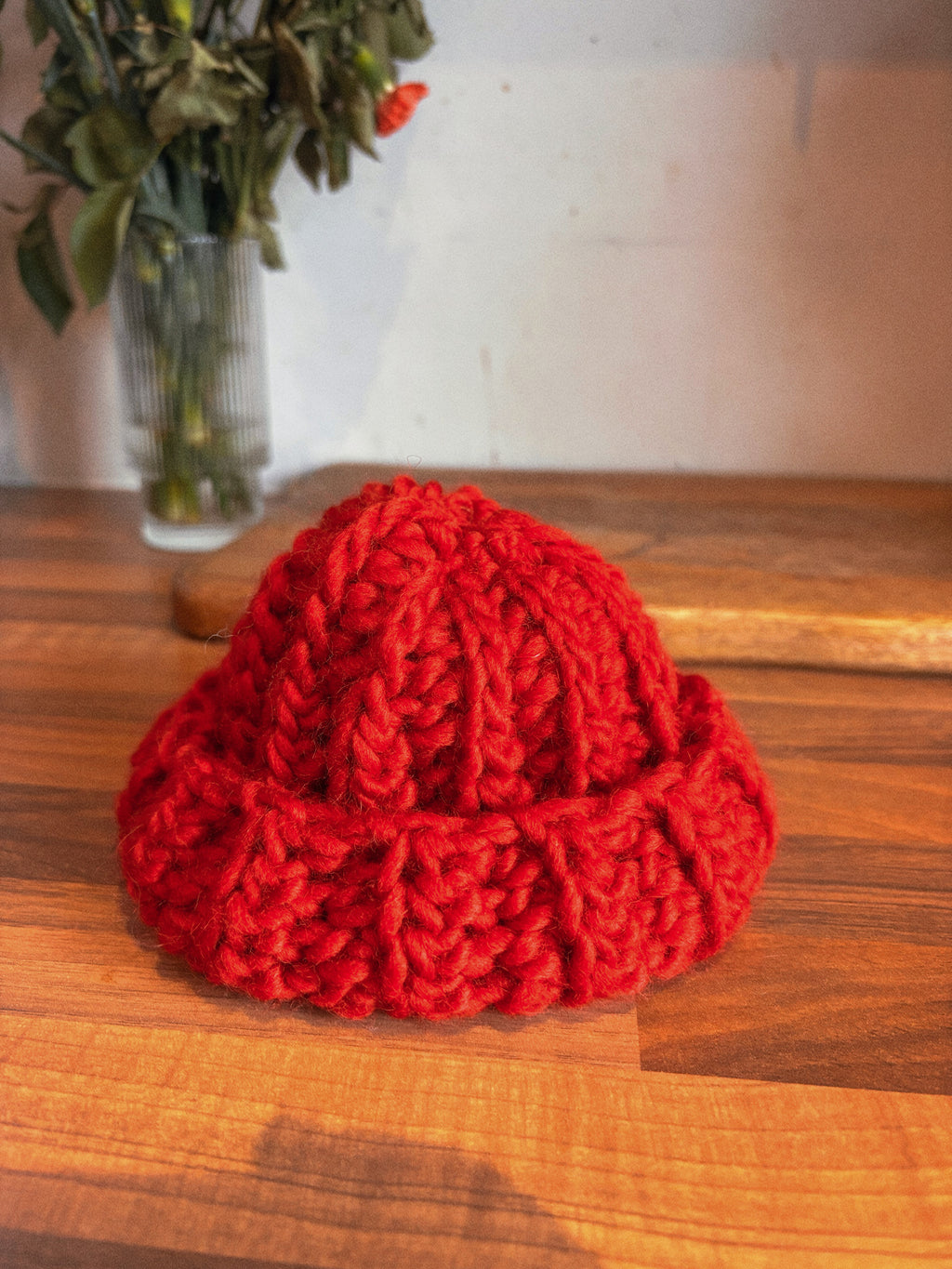 Bonnet enfant en laine | Bord-côte style pêcheur | Prêt à porter (Pure laine)