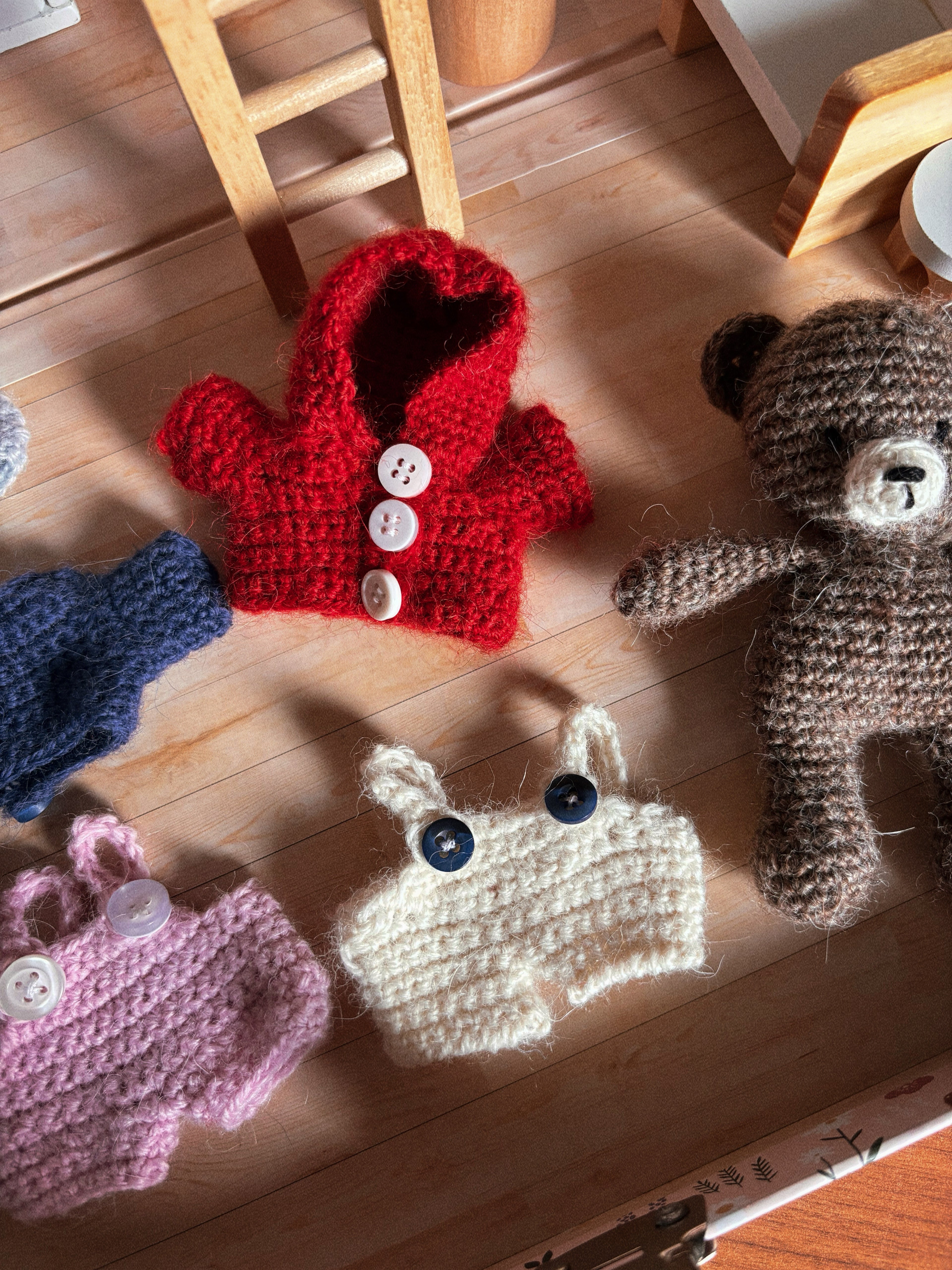 Garde-robe Mini Ours | Vêtements faits main | 