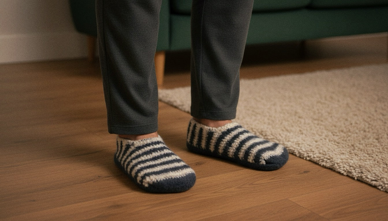 Douces Pantoufles en laine feutrée | Commandes personnalisées