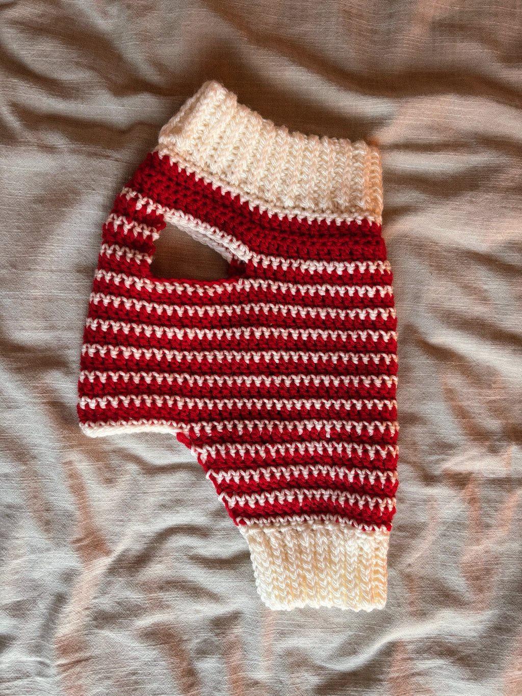 Pull pour chien au crochet | Taille et couleur personnalisées | XS–XL