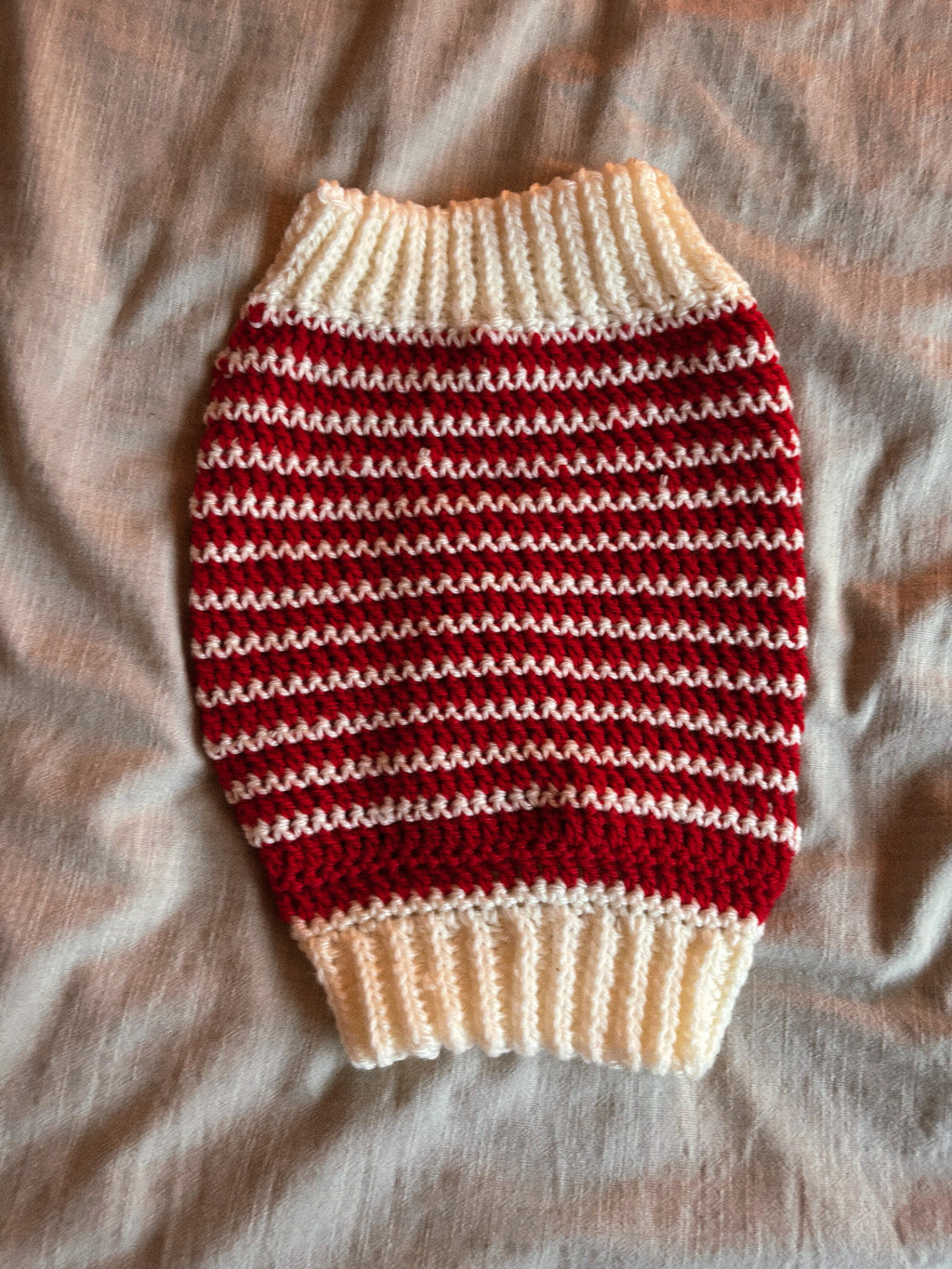 Pull pour chien au crochet | Taille et couleur personnalisées | XS–XL