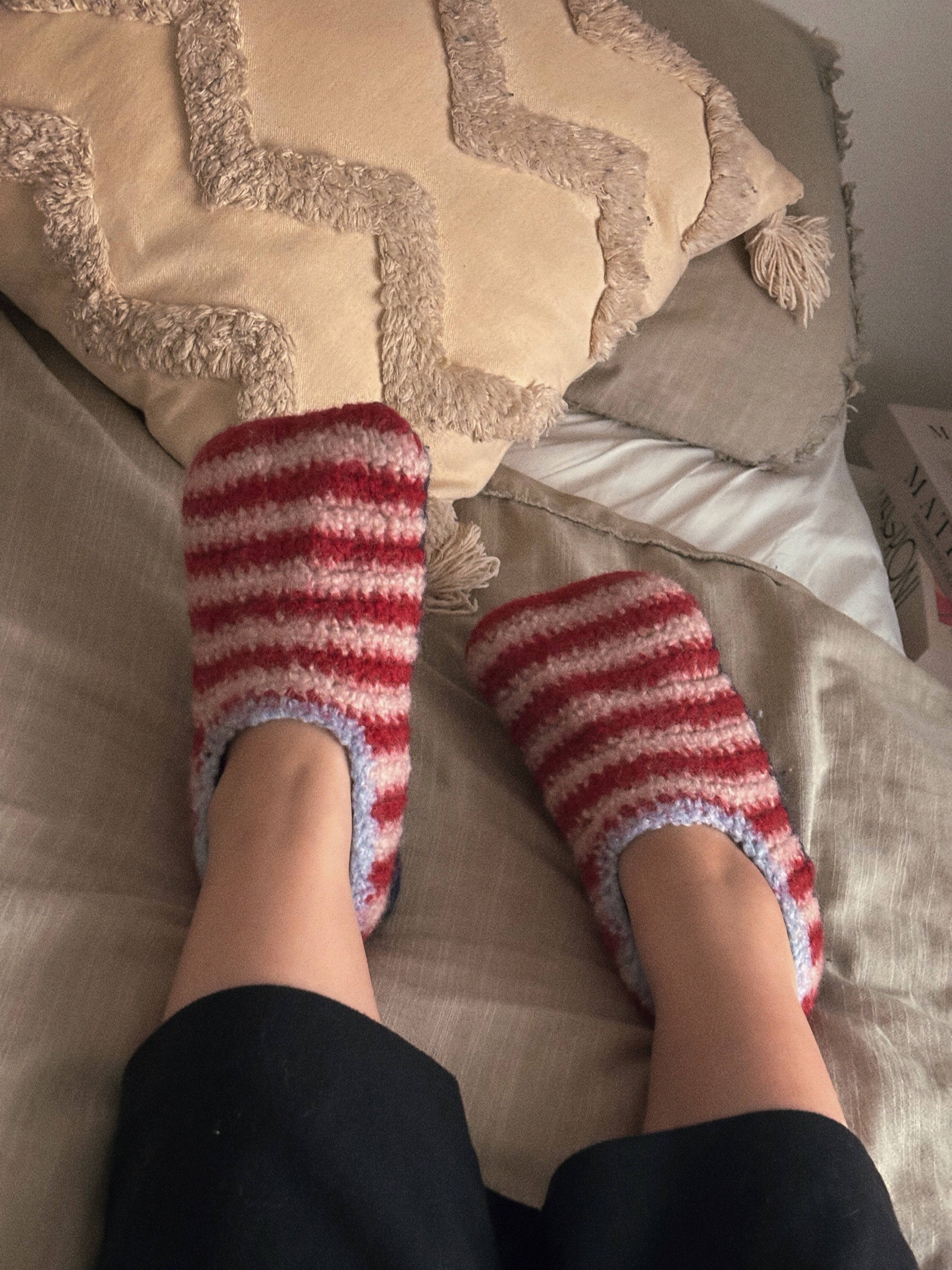 Douces Pantoufles en laine feutrée | Commandes personnalisées