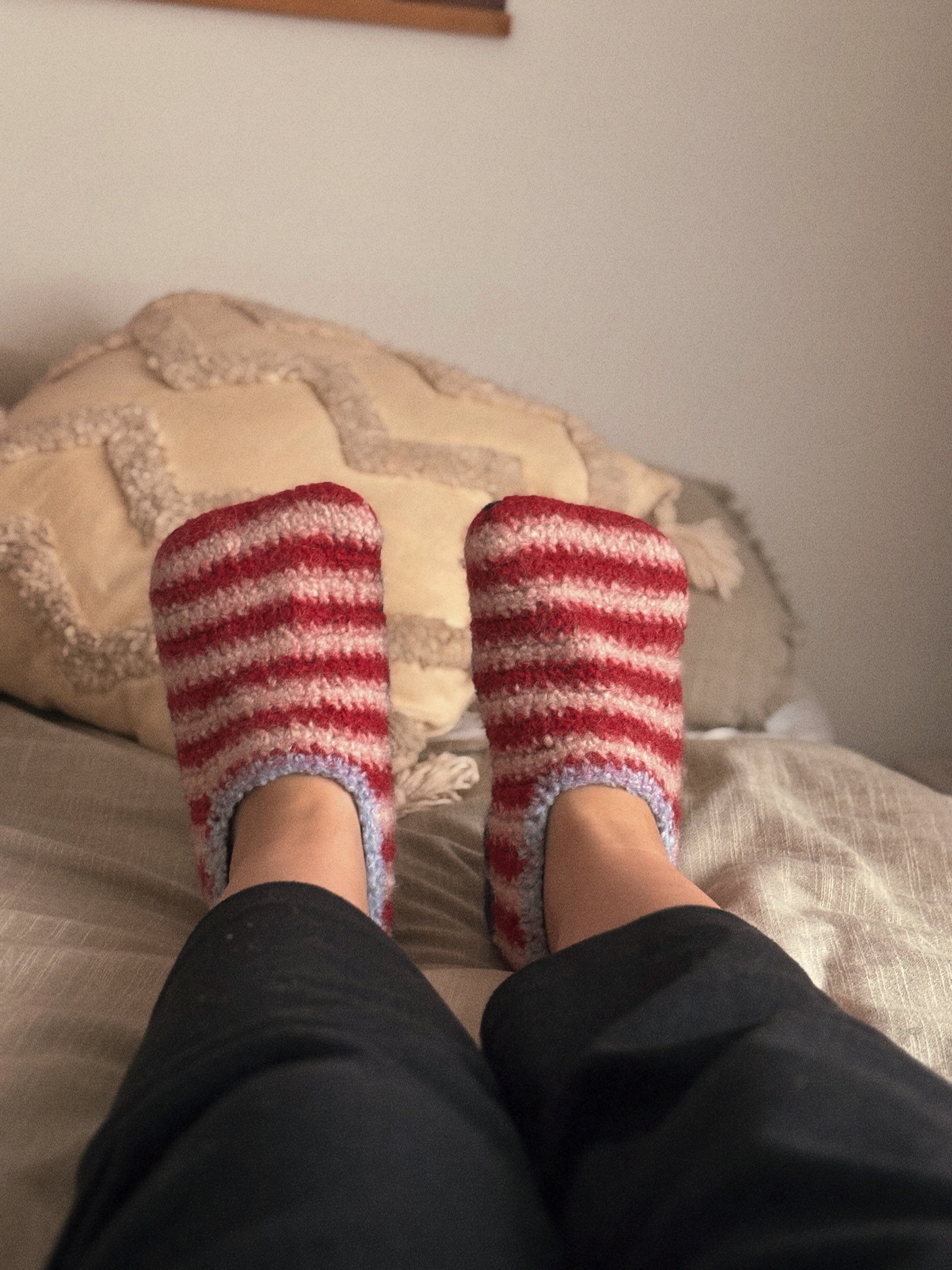 Douces Pantoufles en laine feutrée | Commandes personnalisées