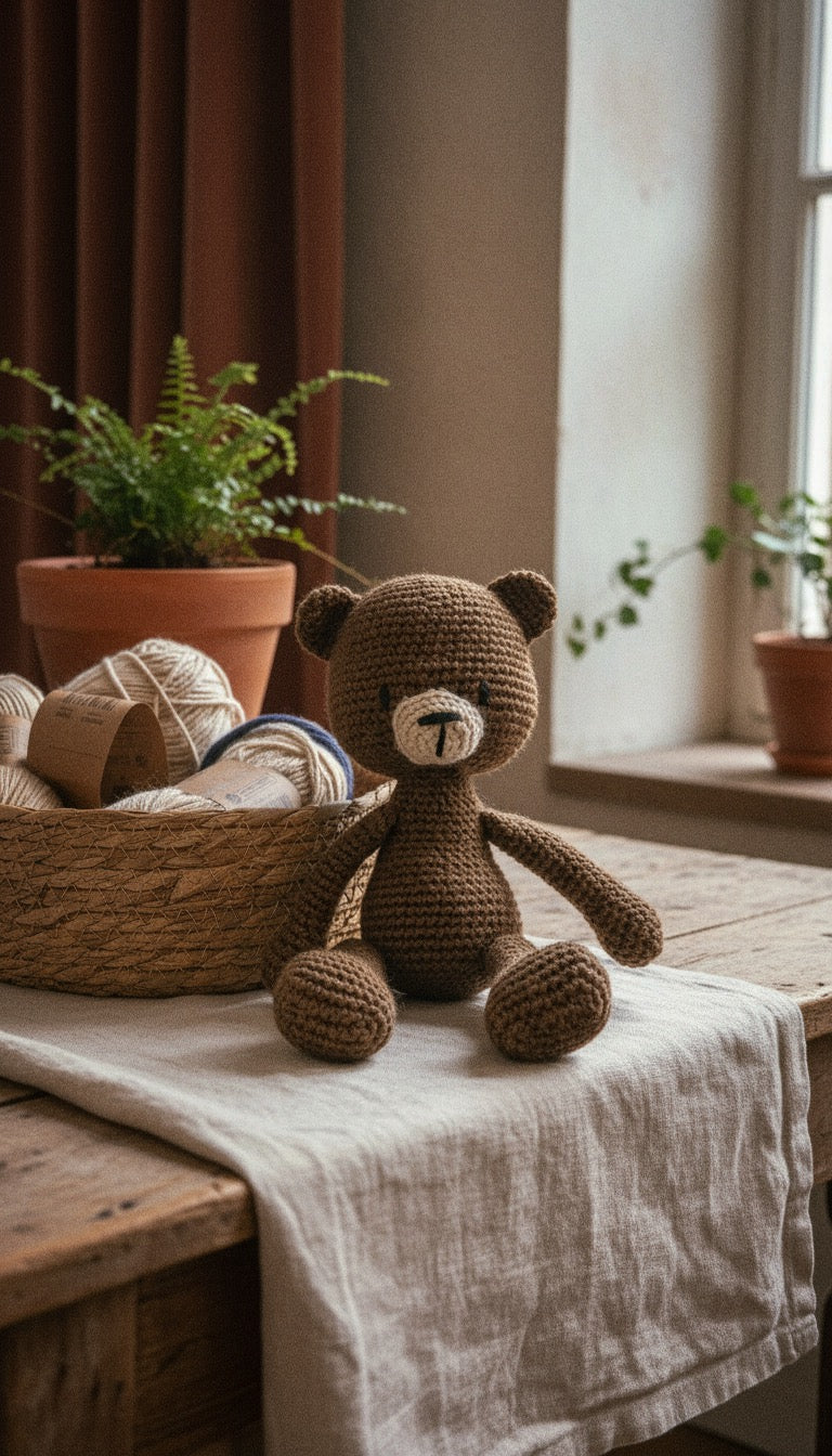  L’Ours Héritage   | Un compagnon crocheté à la main, à transmettre de génération en génération