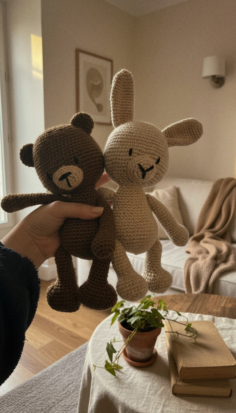  L’Ours Héritage   | Un compagnon crocheté à la main, à transmettre de génération en génération