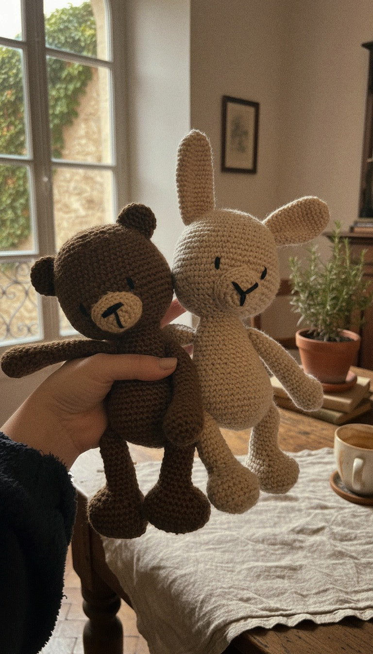 Duo Compagnons Héritage | Ours & Lapin