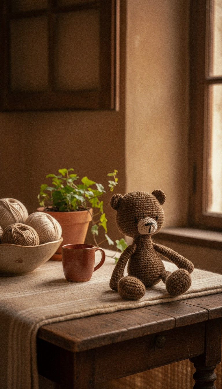  L’Ours Héritage   | Un compagnon crocheté à la main, à transmettre de génération en génération