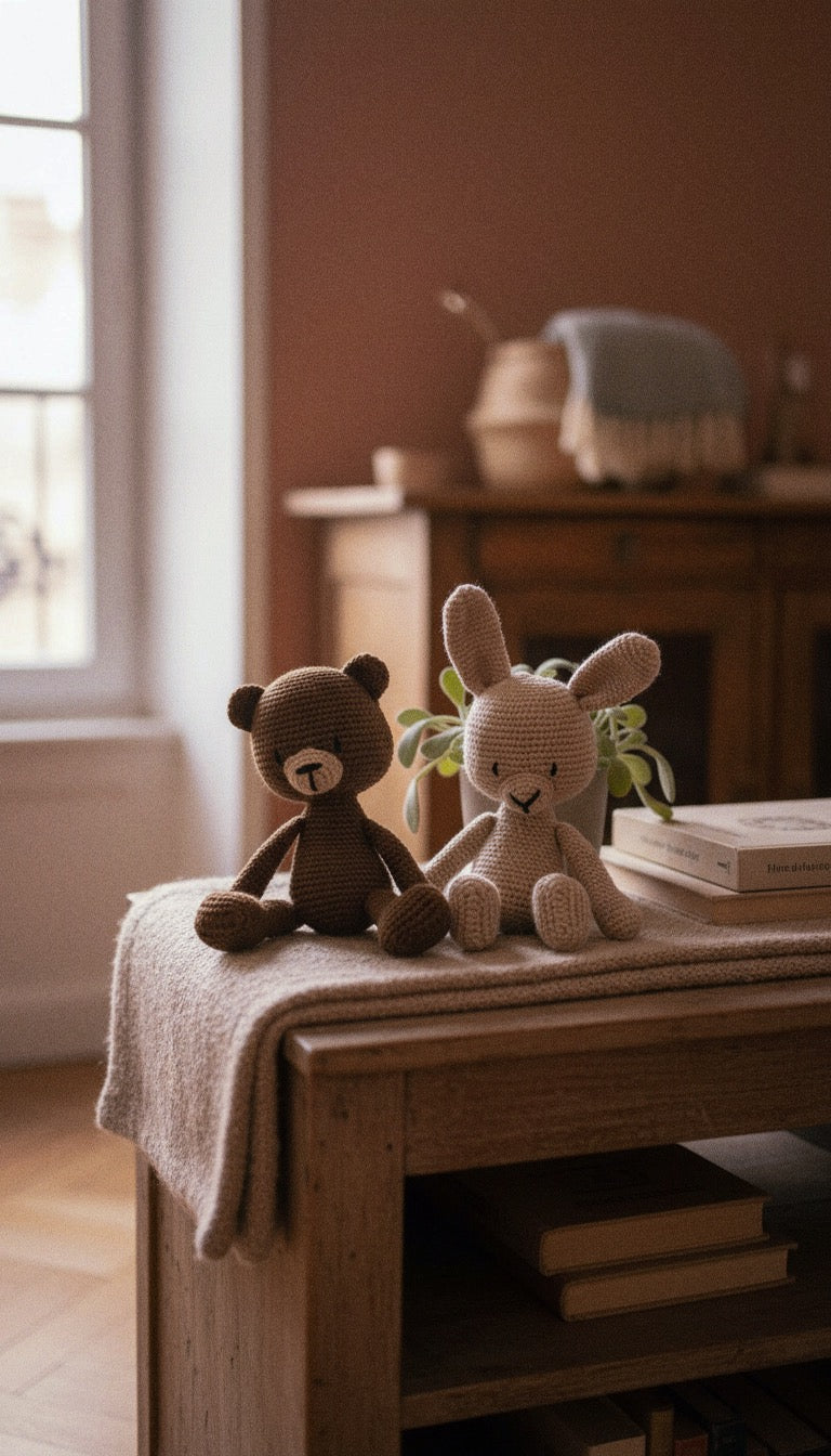 Duo Compagnons Héritage | Ours & Lapin