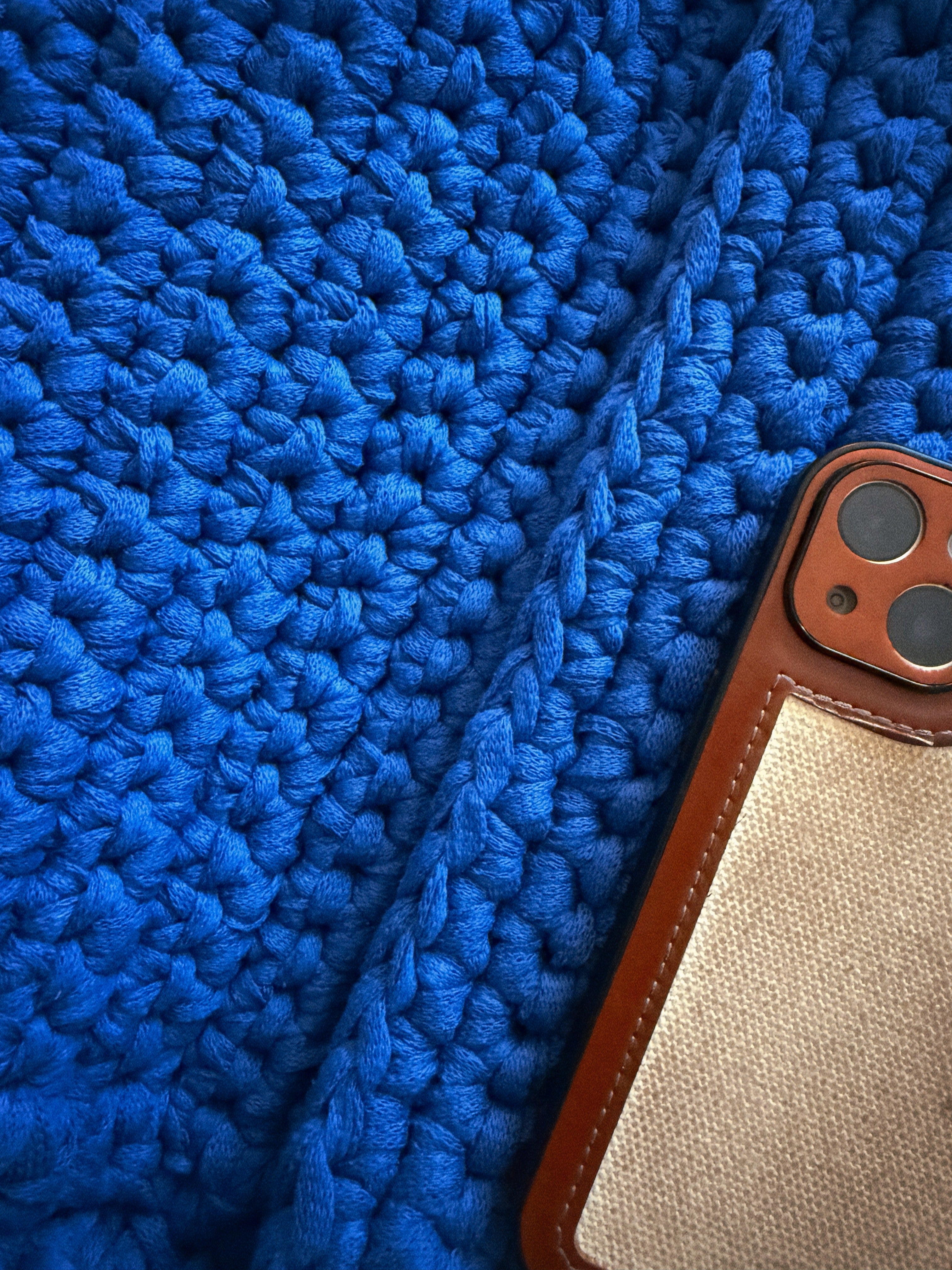 Sac bandoulière au crochet | Fil de coton ruban | Prêt à porter