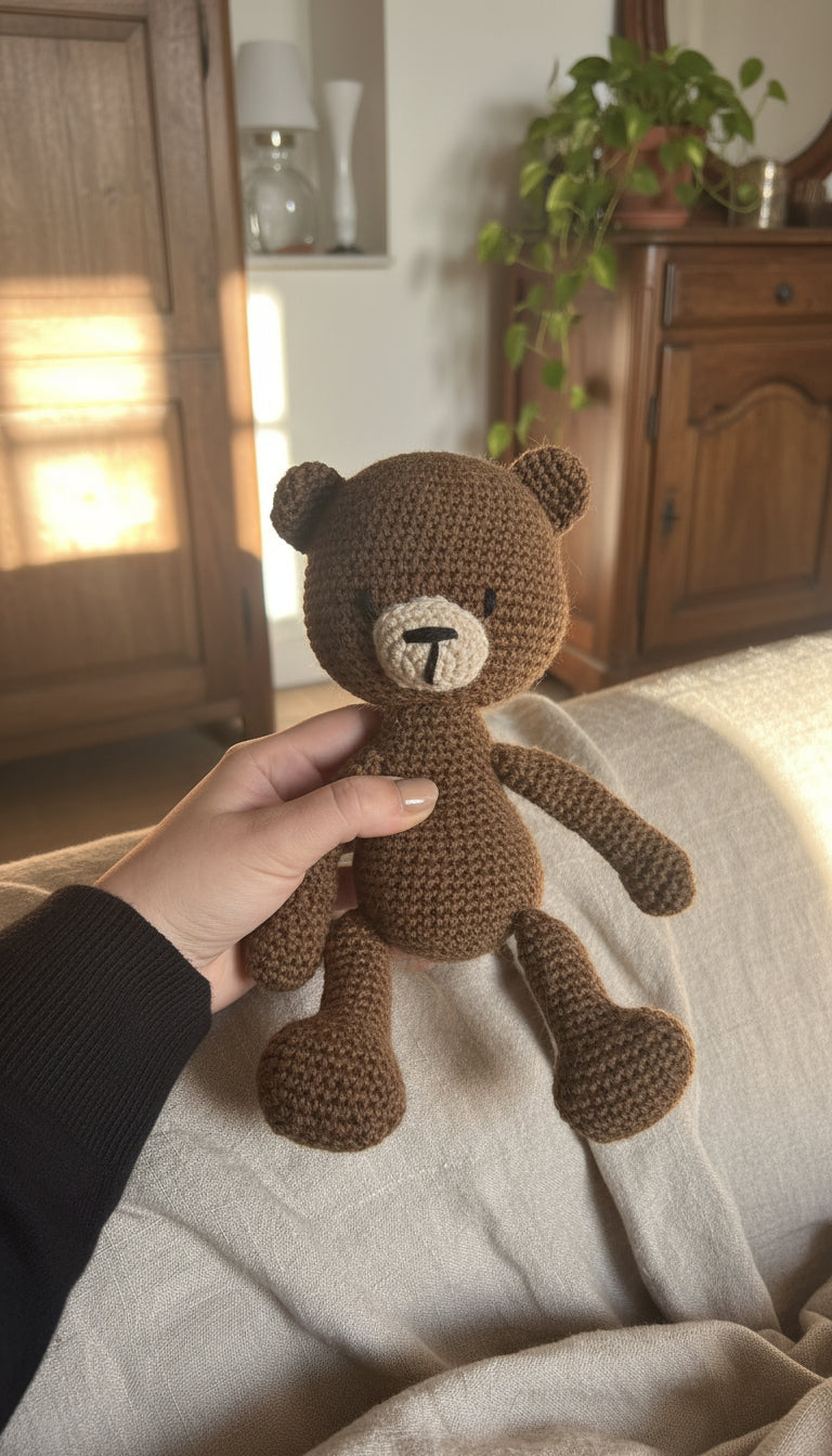  L’Ours Héritage   | Un compagnon crocheté à la main, à transmettre de génération en génération