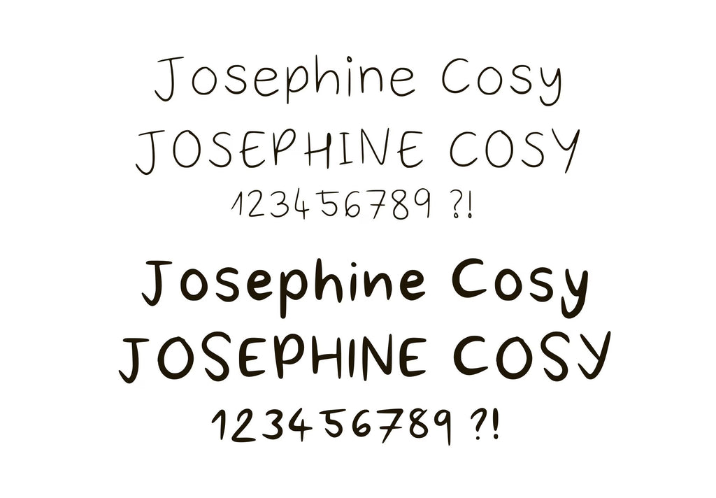 Josephine Cosy Font Duo : Police sans serif manuscrite pour le branding (OTF + TTF)