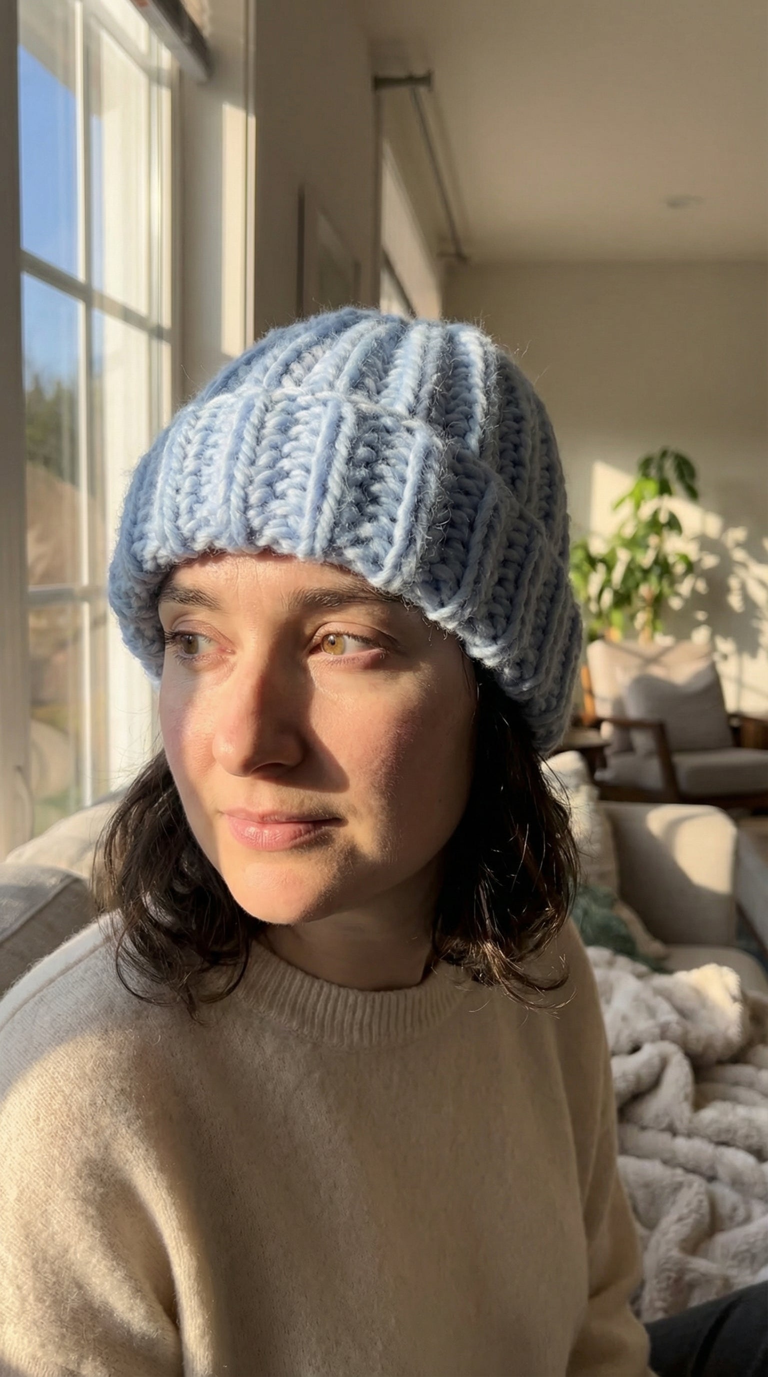 Bonnet en laine pour adulte | Bord-côte style pêcheur | Prêt-à-porter