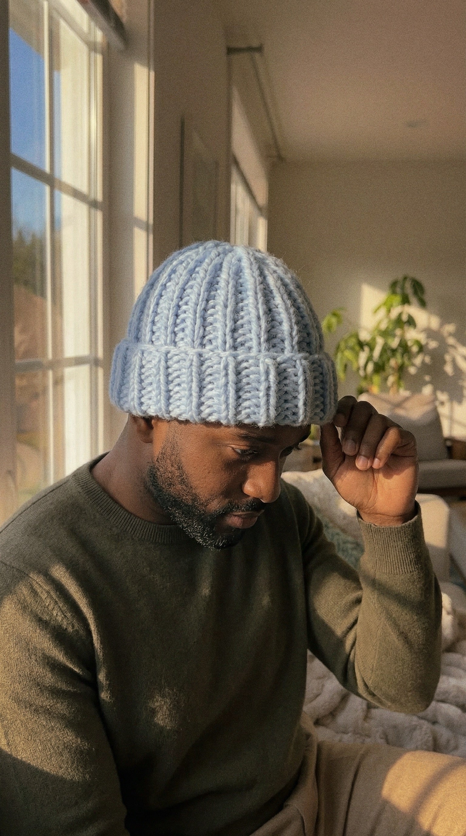 Bonnet en laine pour adulte | Bord-côte style pêcheur | Prêt-à-porter