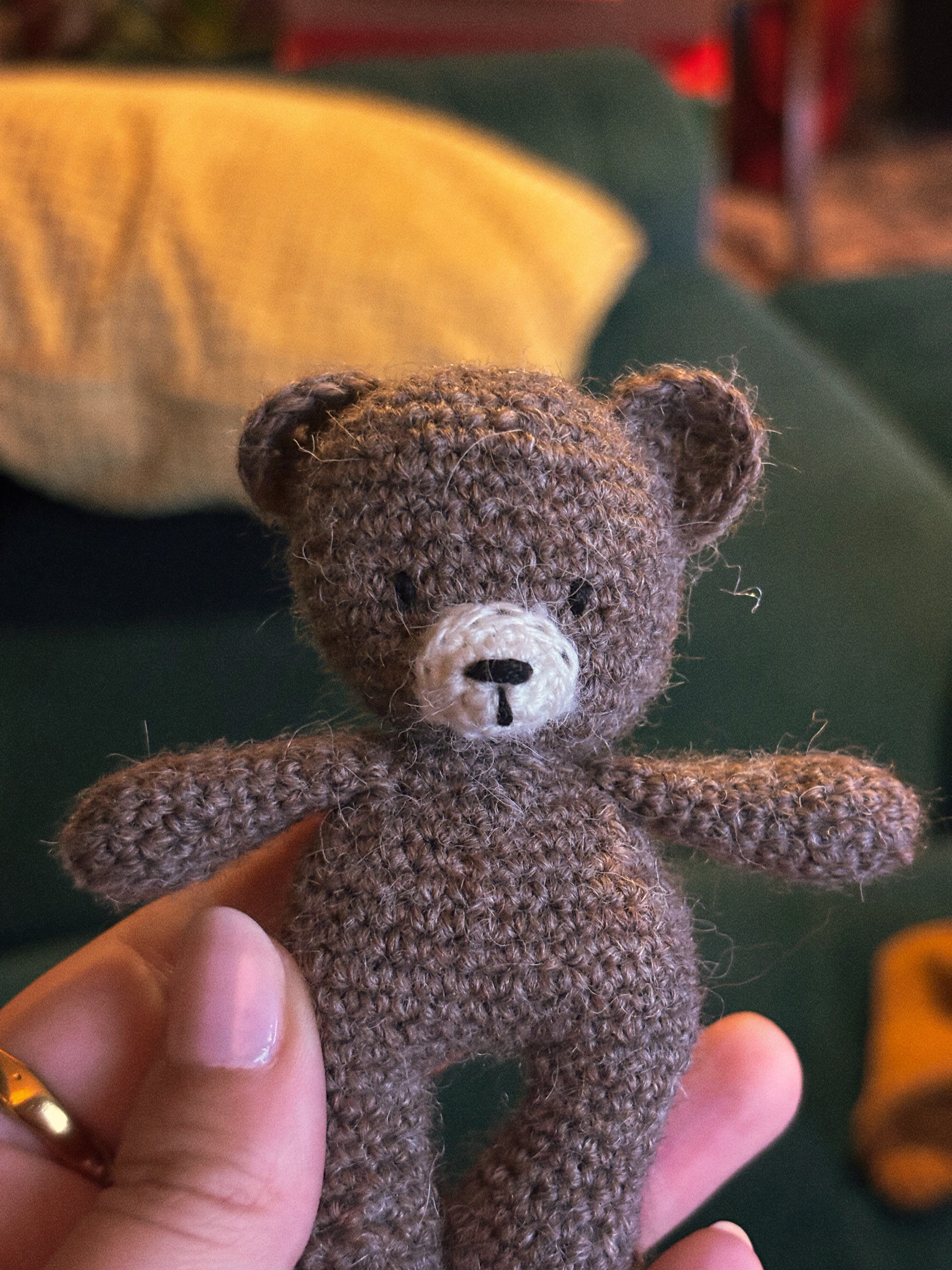Le Mini Ours | Couleur et personnalisation sur mesure | Crocheté à la main sur commande
