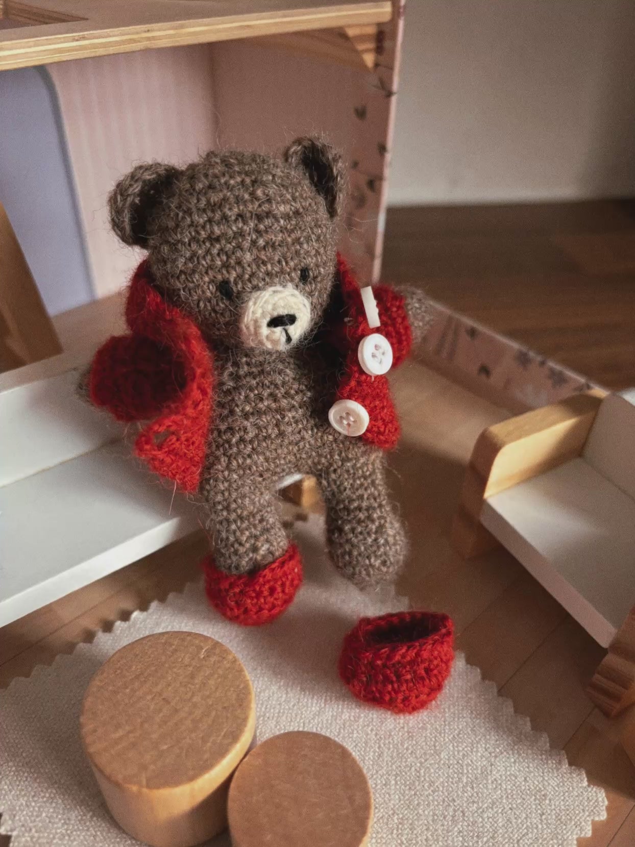 Le Mini Ours | Couleur et personnalisation sur mesure | Crocheté à la main sur commande